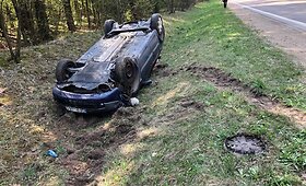 Avarija netoli Trakų Vokės