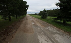 &Scaron;iaulių apskrityje dulka žvyrkeliai