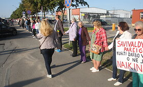 Piketas dėl Pabalių turgaus likimo