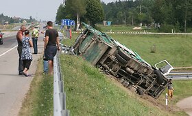 Sunkvežimių avarija
