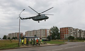 Sraigtasparnio avarijos pratybos