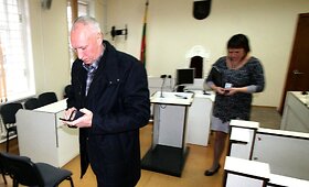  &Scaron;iaulių apskrities prie&scaron;gaisrinės gelbėjimo valdybos vir&scaron;ininkas Jonas Misiūnas stojo prie&scaron; teismą