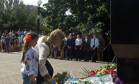 Ukraina &scaron;venčia nepriklausomybę, tačiau tikisi &scaron;vęsti ir Pergalės dieną