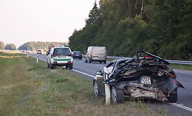 Avarija magistralėje Klaipėda-Kaunas