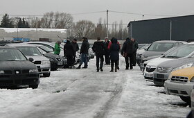 Kauno automobilių turgus sausį