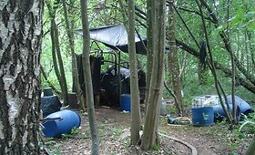 &Scaron;ilutės rajone aptiktas naminės fabrikas