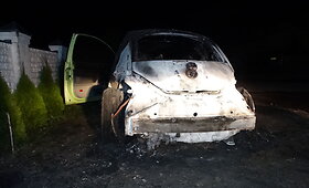 Sudegęs &bdquo;Volkswagen Beetle&ldquo;