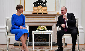K.Kaljulaid ir V.Putino susitikimas Maskvoje