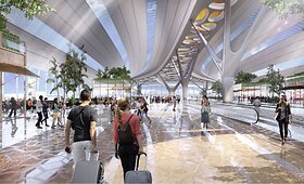 Architektų pasiūlymai Lenkijos oro uostui