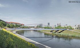 Naujo tilto vir&scaron; Nerį architektūriniai pasiūlymai