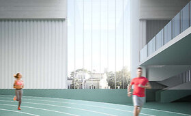 Vilniaus lengvosios atletikos maniežo konkurso pirmoji vieta