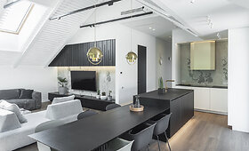 Apartamentai su mansarda Paupyje