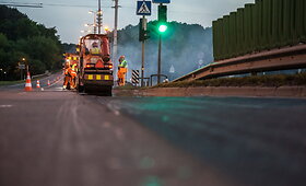 Kelių tvarkymo darbai Vilniuje 