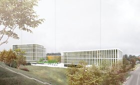 Architektai pateikė siūlymus, kaip galėtų atrodyti &bdquo;Lidl&ldquo; biurų parkas Giraitės gatvėje