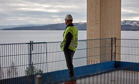 Norvegijoje statomas medinis dangoraižis