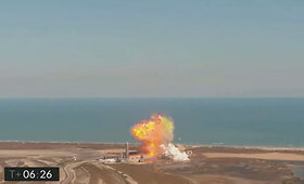 &bdquo;SpaceX Starship SN9&ldquo; prototipo skrydis ir jo pabaiga