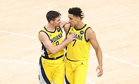 &bdquo;Indiana Pacers&ldquo; komandą i&scaron;gelbėjo D.Sabonio ir M.Brogdono metimai