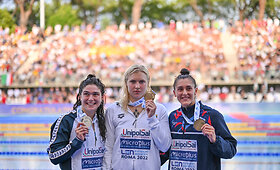 Rūtos Meilutytės auksinis pasirodymas paskutinį Europos čempionato Romoje vakarą