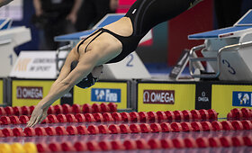 Rūta Meilutytė pasaulio taurės varžybose Berlyne