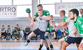 Lietuvos rankinio lygos pusfinalio kovos