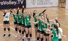 Lietuvos merginų tinklinio rinktinė maču su Čekija baigė turnyrą Kaune