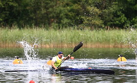 Lietuvos baidarių ir kanojų irklavimo čempionatas Trakuose.