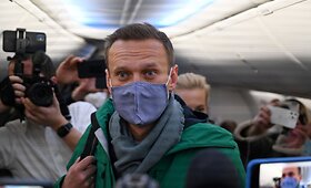 Aleksejaus Navalno kelionė i&scaron; Vokietijos į Rusiją