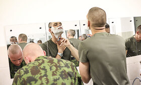 Nuolatinės privalomosios pradinės karo tarnybos karių priesaikos ceremonija Dragūnų batalione
