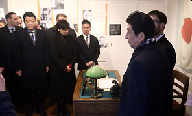 Kaune lankosi Japonijos ministras pirmininkas Shinzo Abe