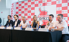 &bdquo;Samsonas Rally Roki&scaron;kis&ldquo; pristatymo spaudos konferencija
