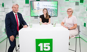15min studijoje Mindaugo Basčio ir Irenos Haase debatai