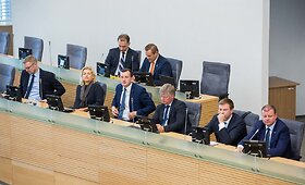 Seime vyko Vyriausybės valanda