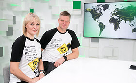 15min studijoje &ndash; Pasaulio stebuklų tyrinėtojai i&scaron; projekto &bdquo;1000wow&ldquo; Audrius ir Alma Sutkai
