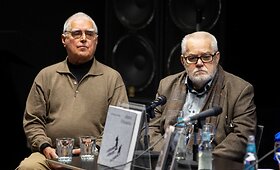 Antano Sutkaus ir Jono Dovidėno fotografijų parodų pristatymo spaudos konferencija