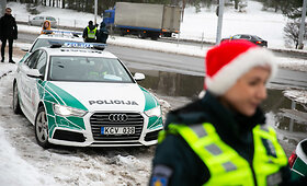 &Scaron;ventinis kelių policijos reidas Vilniuje