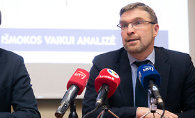 Spaudos konferencija &bdquo;Vaiko pinigų gavėjų demografinė analizė&ldquo;