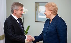 Prezidentė Dalia Grybauskaitė susitiko su Seimo Pirmininku Viktoru Pranckiečiu