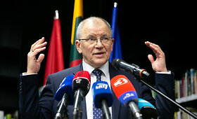 Vytenio Andriukaičio spaudos konferencija dėl dalyvavimo prezidento rinkimuose