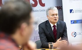 Gitano Nausėdos užsienio politikos ir nacionalinio saugumo idėjų pristatymas
