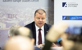 Sauliaus Skvernelio užsienio politikos ir nacionalinio saugumo idėjų pristatymas