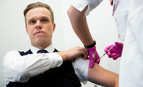 Gabrielius Landsbergis pasiskiepijo nuo tymų