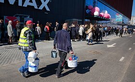 Paskutiniai darbai prie&scaron; Rygos &bdquo;Akropolio&ldquo; atidarymą