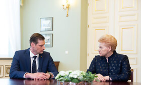 Prezidentė susitiko su pateiktuoju kandidatu į aplinkos ministrus Kęstučiu Mažeika