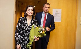 S.Skvernelio rinkiminį &scaron;tabą aplankė I.&Scaron;imonytės atstovai