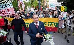 Arvydas Juozaitis į paskutinius kandidatų debatus buvo palydėtas aktyviausių rėmėjų