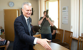 G.Nausėda susitiko su Socialdemokratų partijos frakcija