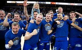 Klaipėdos &bdquo;Neptūno&ldquo; triumfo akimirkos po laimėtos LKL bronzos
