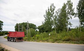 Teritorija, kurioje planuojama statyti degalinę. 2019 m. liepa