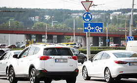 Gerosios Vilties žiedinė sankryža Vilniuje po eismo organizavimo pakeitimo