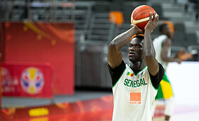 Senegalo krep&scaron;inio rinktinės vakarinė treniruotė